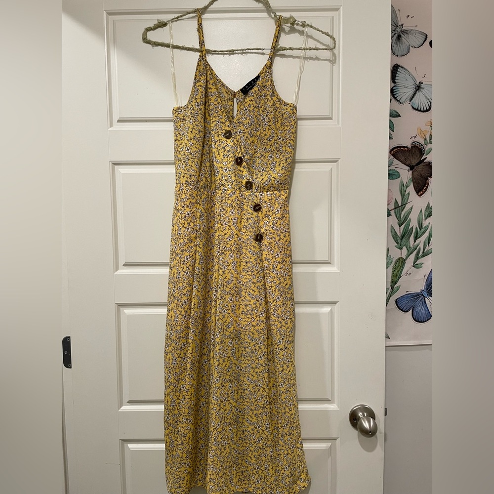 💐Capri floral jumpsuit 💐